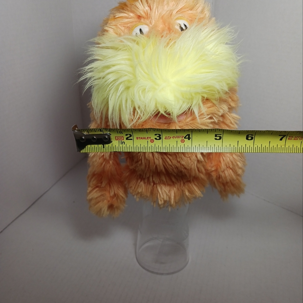 Dr. Seuss Manhattan Toy Hand Puppet Lorax 2002  Plush Stuffed Animal - Picture 11 of 12